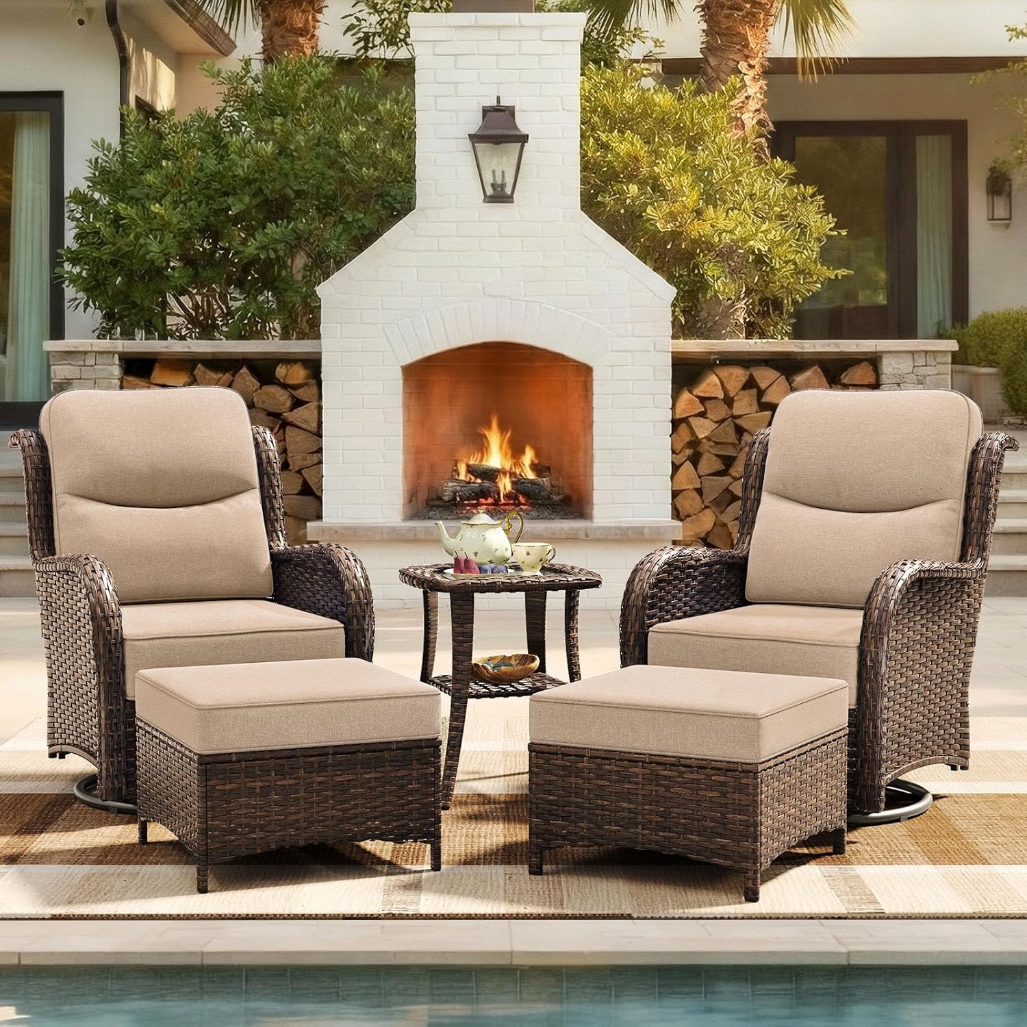 Outdoor Furniture Ofo - Set di mobili da giardino di