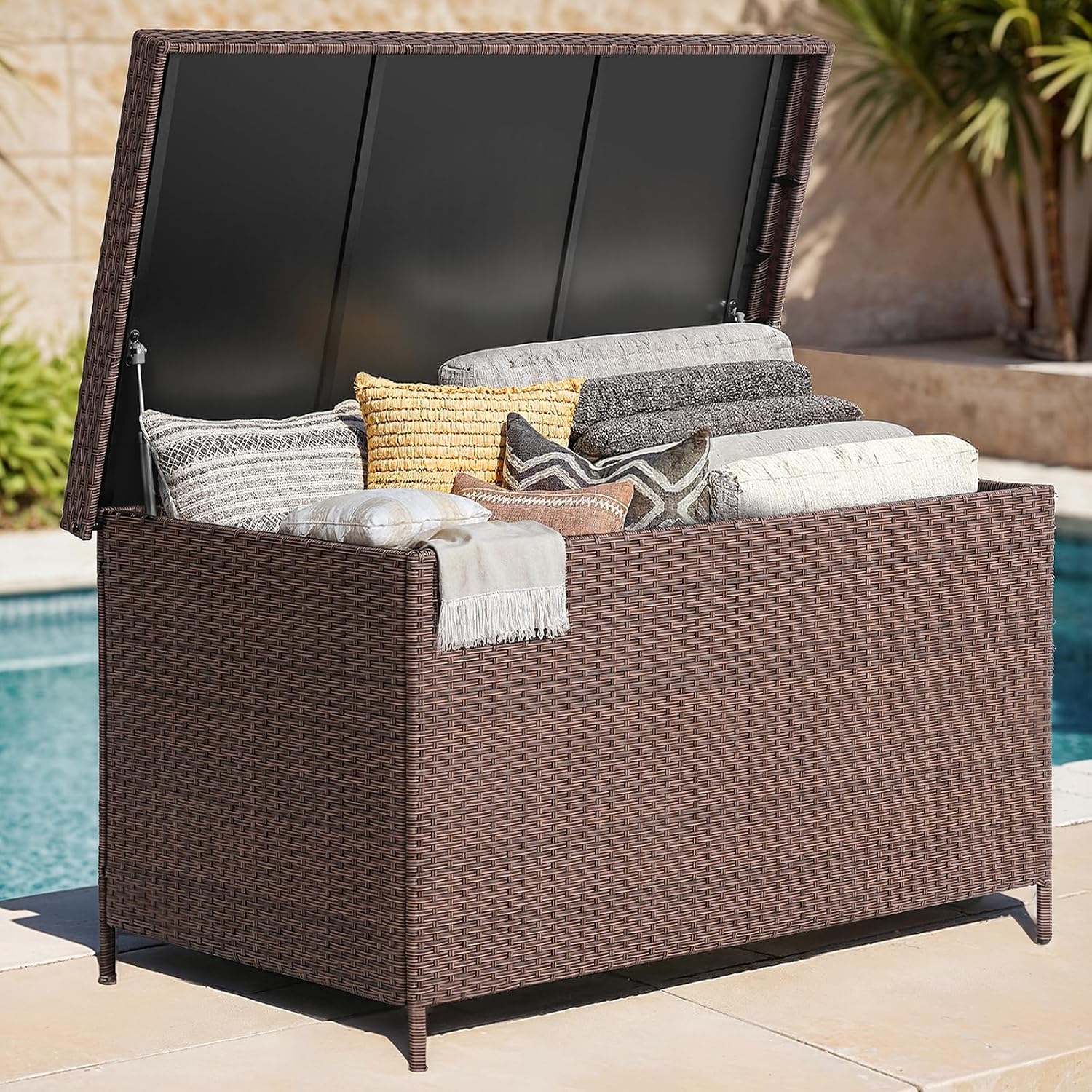Outdoor Furniture Xl - Contenitore da Esterno XL in Resina