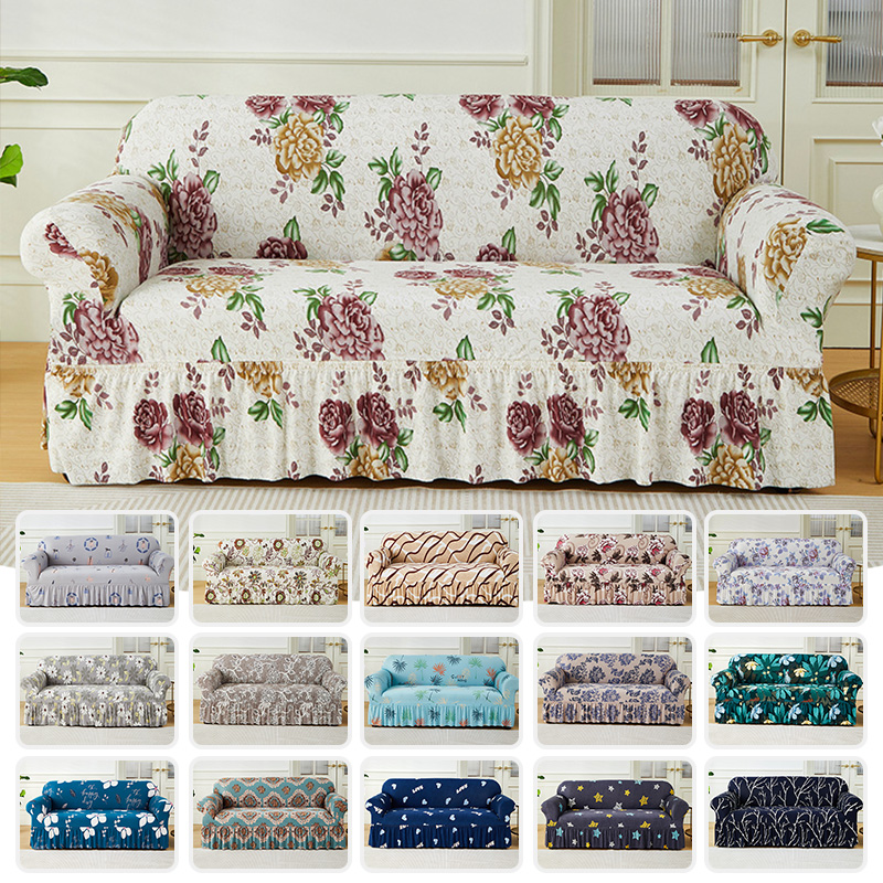 Outdoor Furniture Xl - Copridivano Elasticizzato Stampato S/M/L/XL con Gonna,