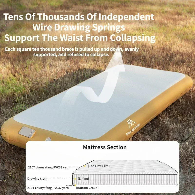 Outdoor Furniture European - Mountainhiker Materasso Gonfiabile Automatico per 2