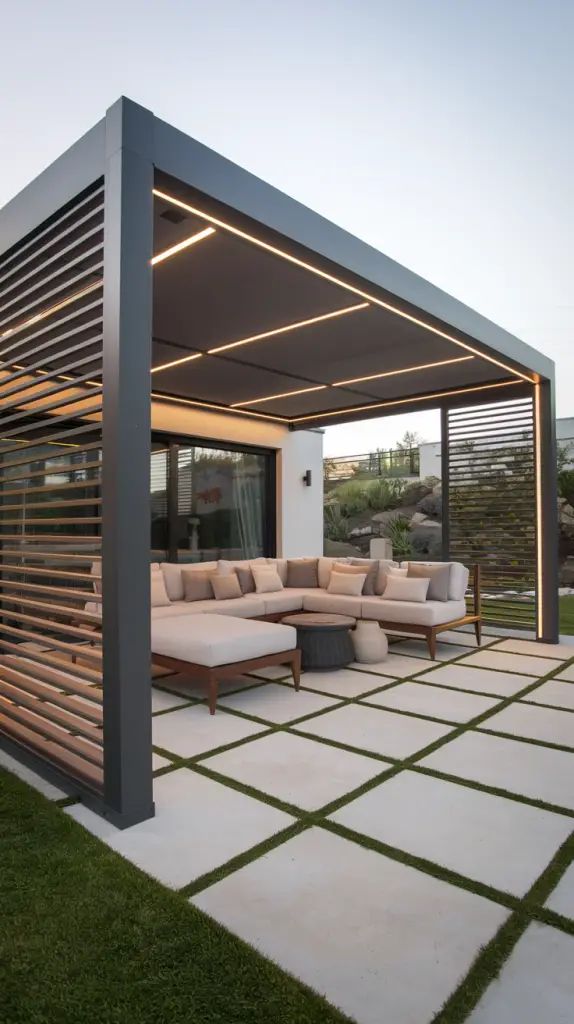 Outdoor Furniture Gazebo - Pergola Bioclimatica Moderna da Esterno con
