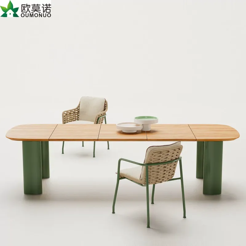 Outdoor Furniture Cafe - Set di Tavolo e Sedie da