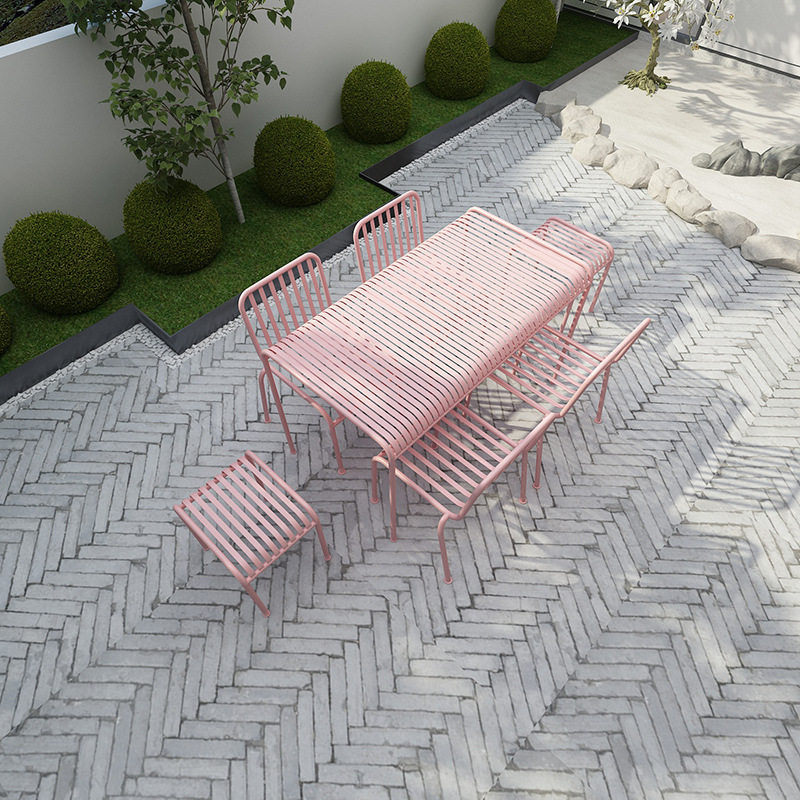 Outdoor Furniture Ofo - Set di Tavolo e Sedie da
