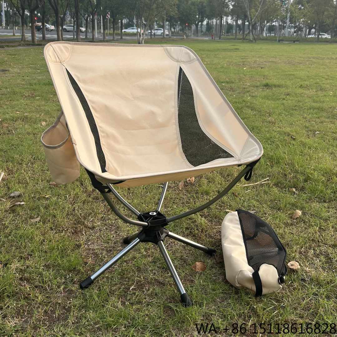 Outdoor Furniture Recliner Set - Sedia da Campeggio Girevole in Alluminio