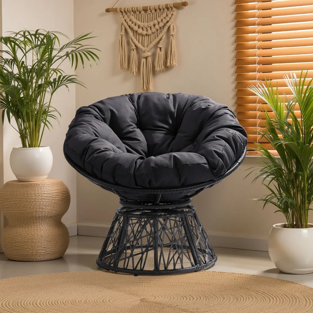 Outdoor Furniture Egg Chair - Poltrona a Uovo Girevole 3 da
