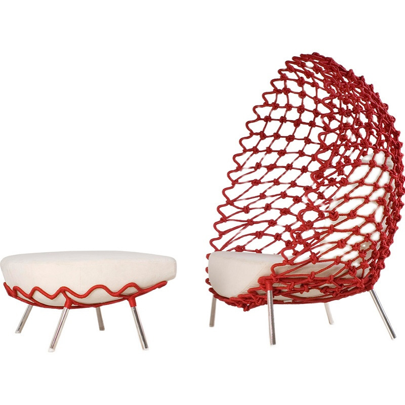 Outdoor Furniture Egg Chair - Set di tavolo e sedie da