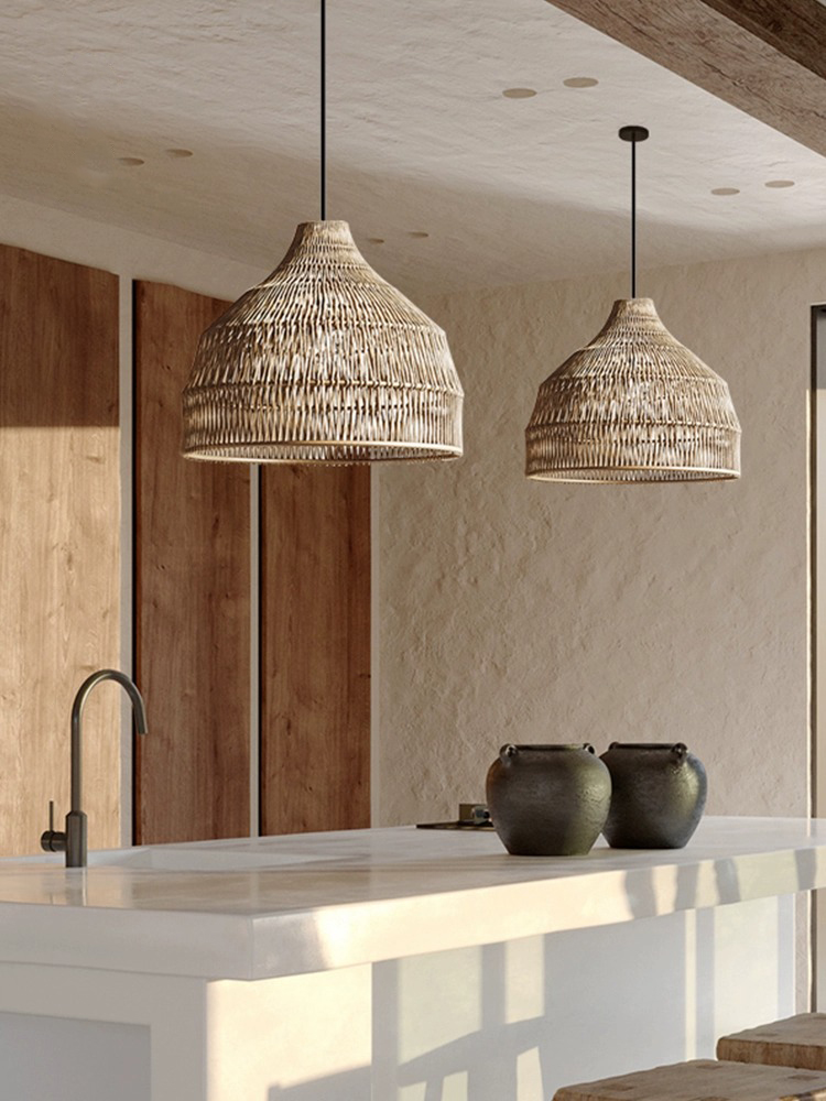 Lampada a Sospensione in Ratta - Outdoor Furniture Cafe recensione e prezzo