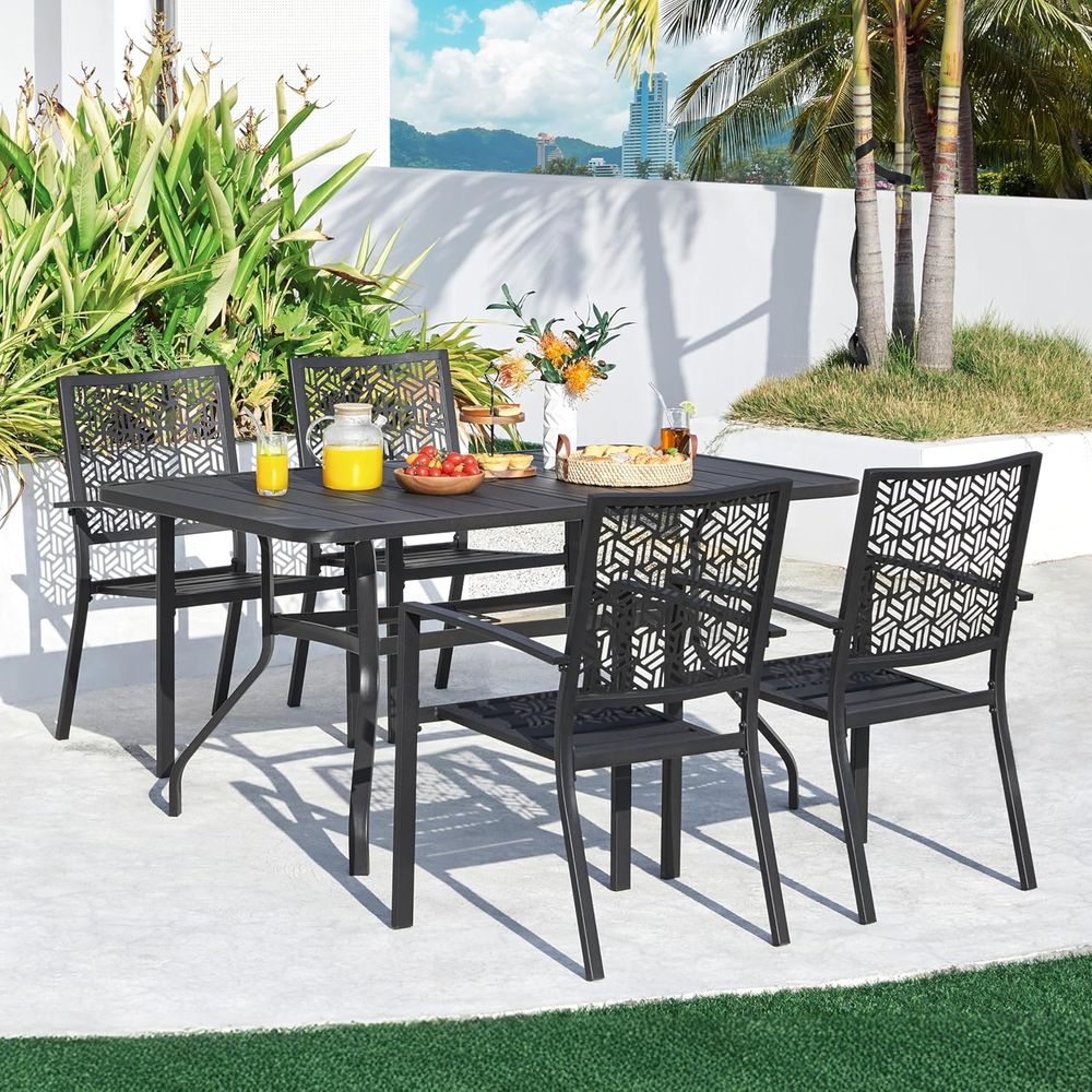 Set di sedie da pranzo per est - Outdoor Furniture Ofo recensione e prezzo