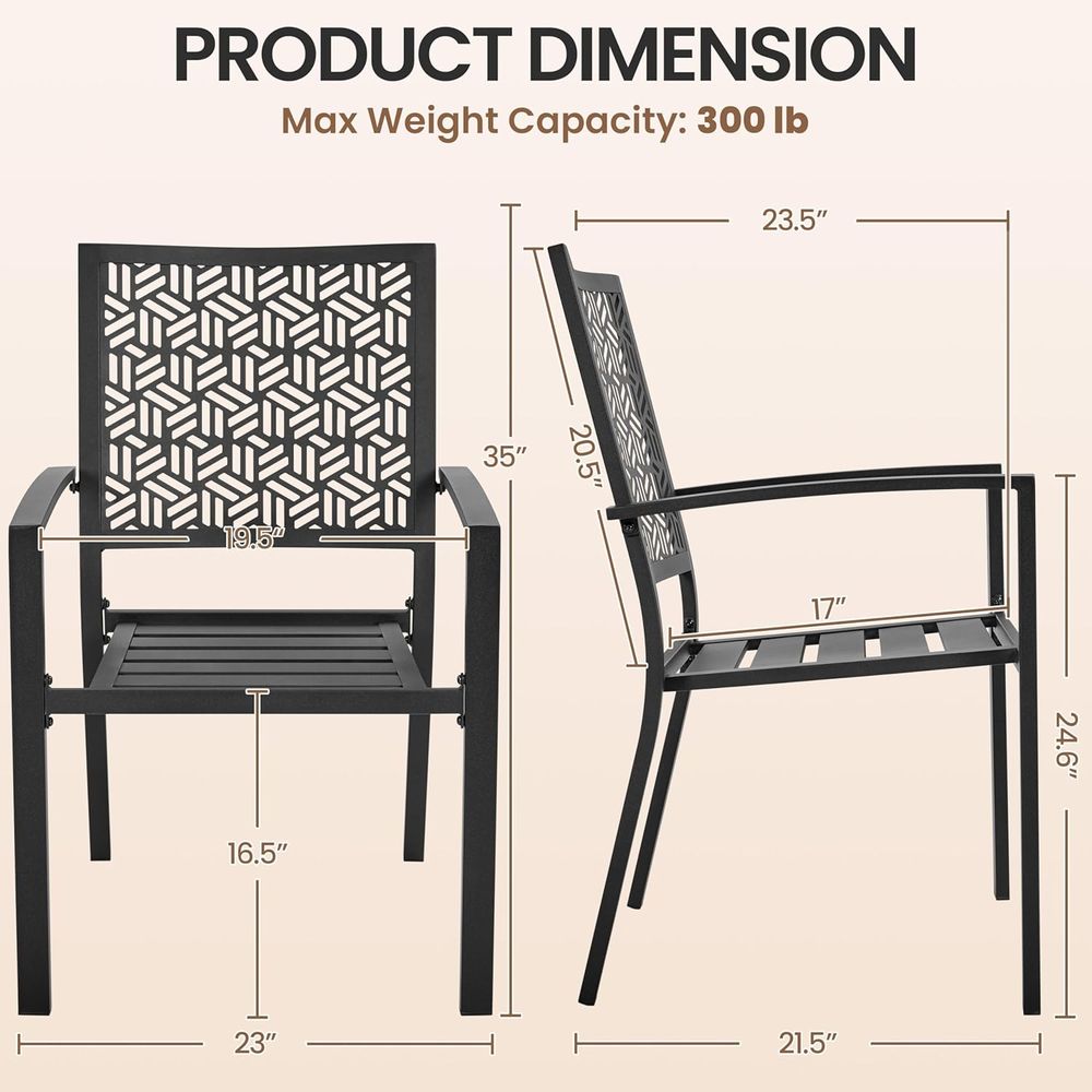 Set di sedie da pranzo per est - Outdoor Furniture Ofo recensione e prezzo
