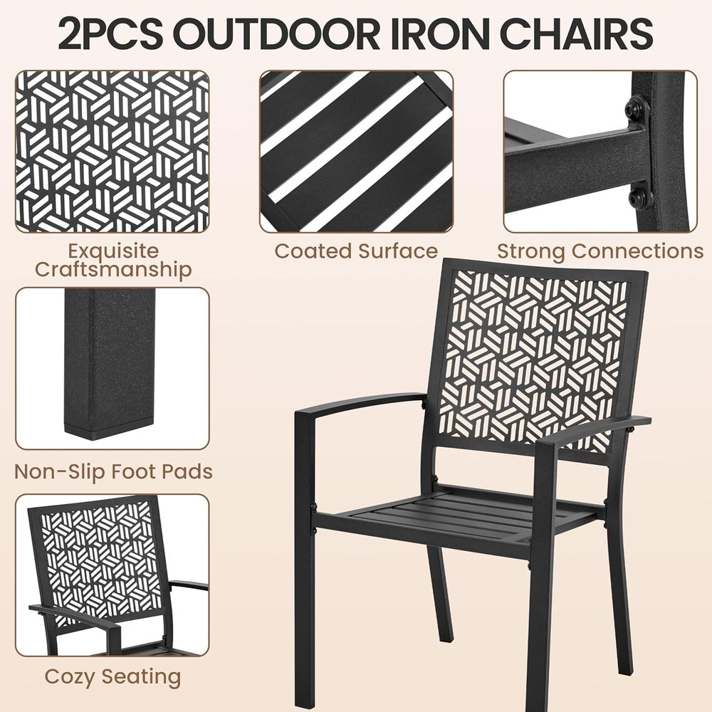 Set di sedie da pranzo per est - Outdoor Furniture Ofo recensione e prezzo