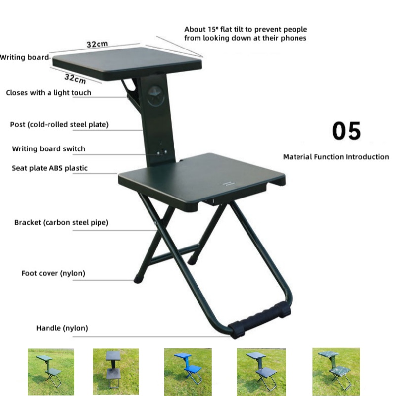 Sedia Pieghevole Portatile da  - Outdoor Furniture Green recensione e prezzo