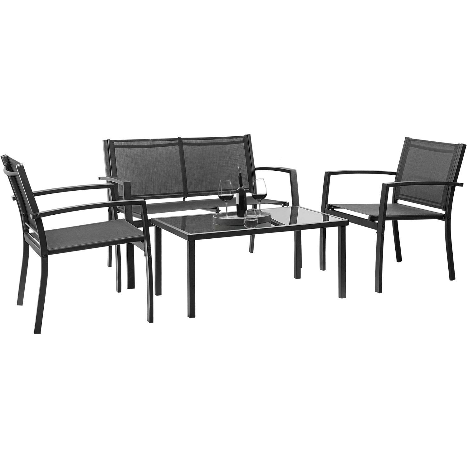 Set di Mobili da Esterno a 4 P - Outdoor Furniture Ofo recensione e prezzo