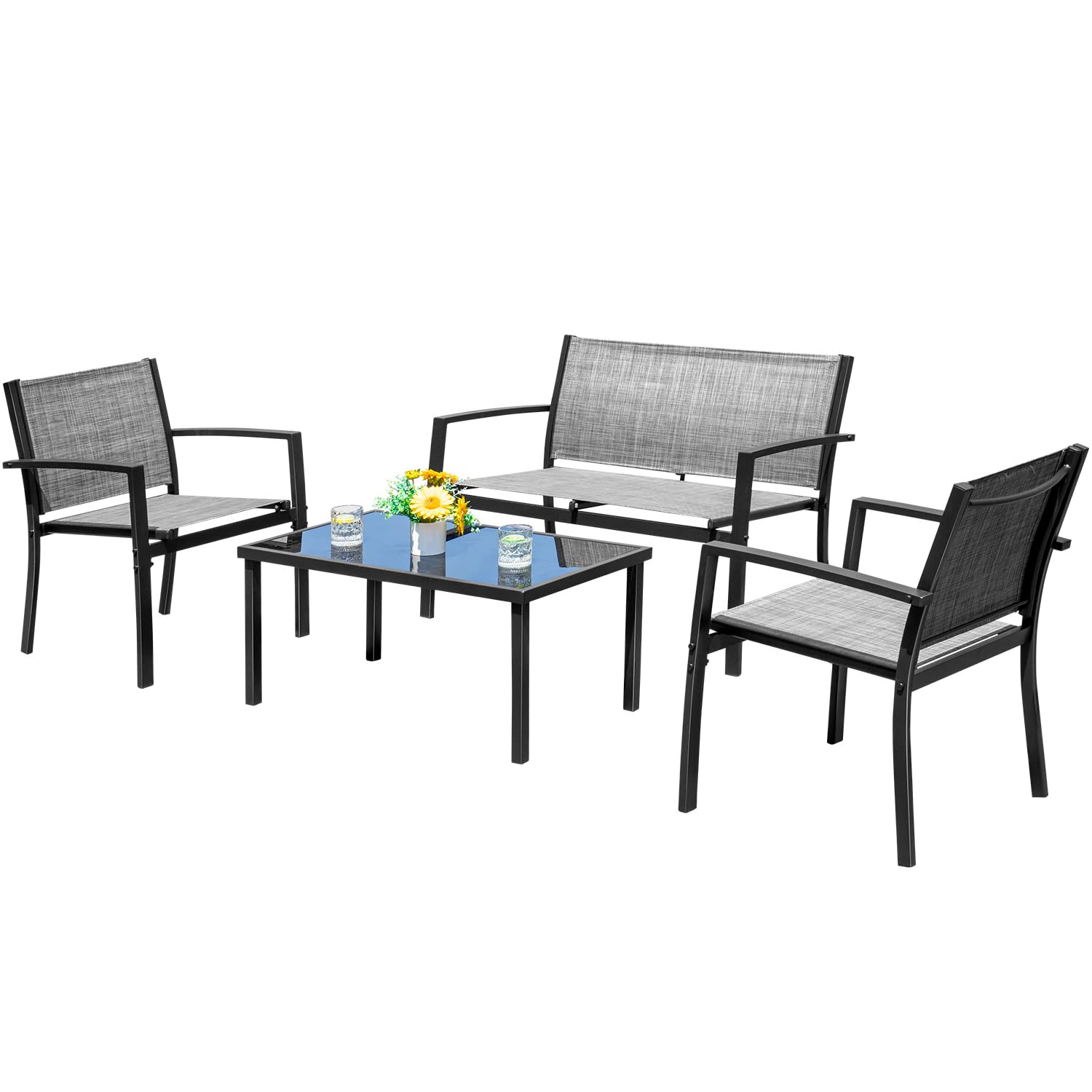 Set di Mobili da Esterno a 4 P - Outdoor Furniture Ofo recensione e prezzo