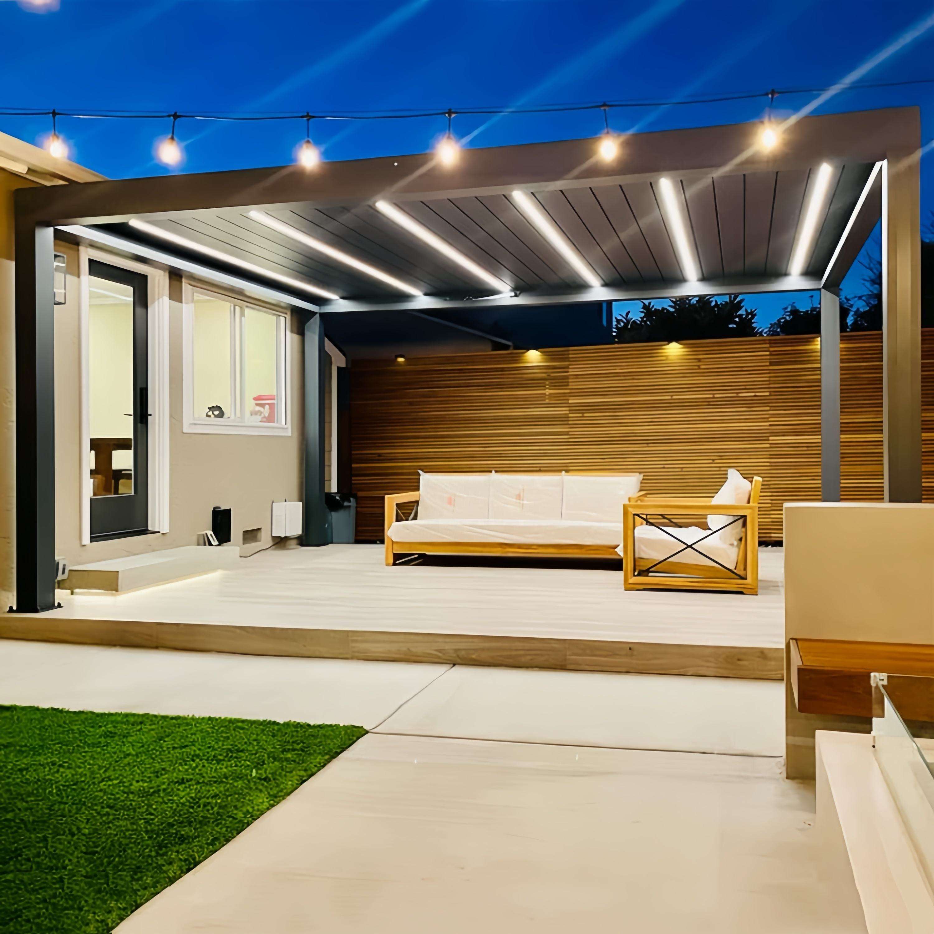 Pergola in Alluminio Anodizzat - Outdoor Furniture Gazebo recensione e prezzo