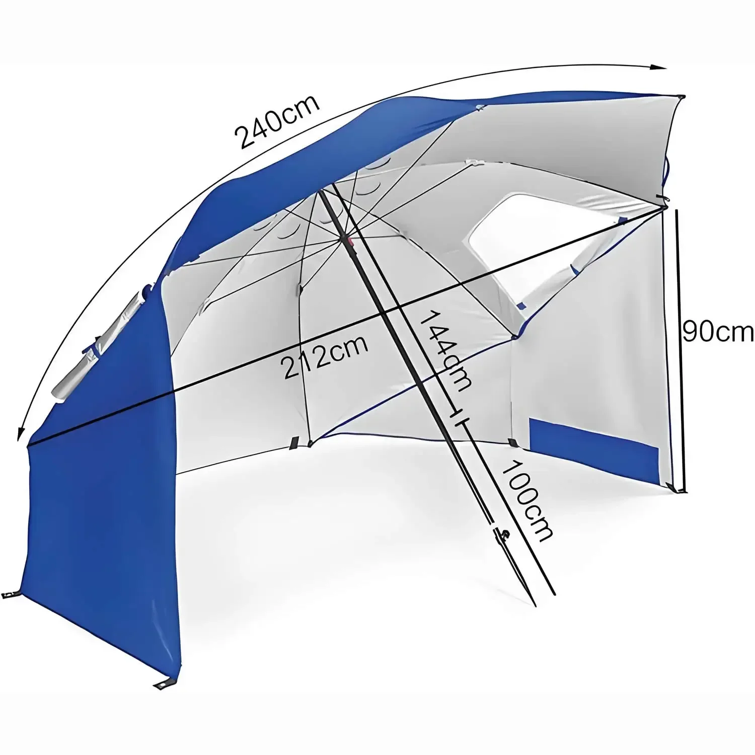 Ombrellone Sportivo da 2 Metri - Outdoor Furniture Xl recensione e prezzo