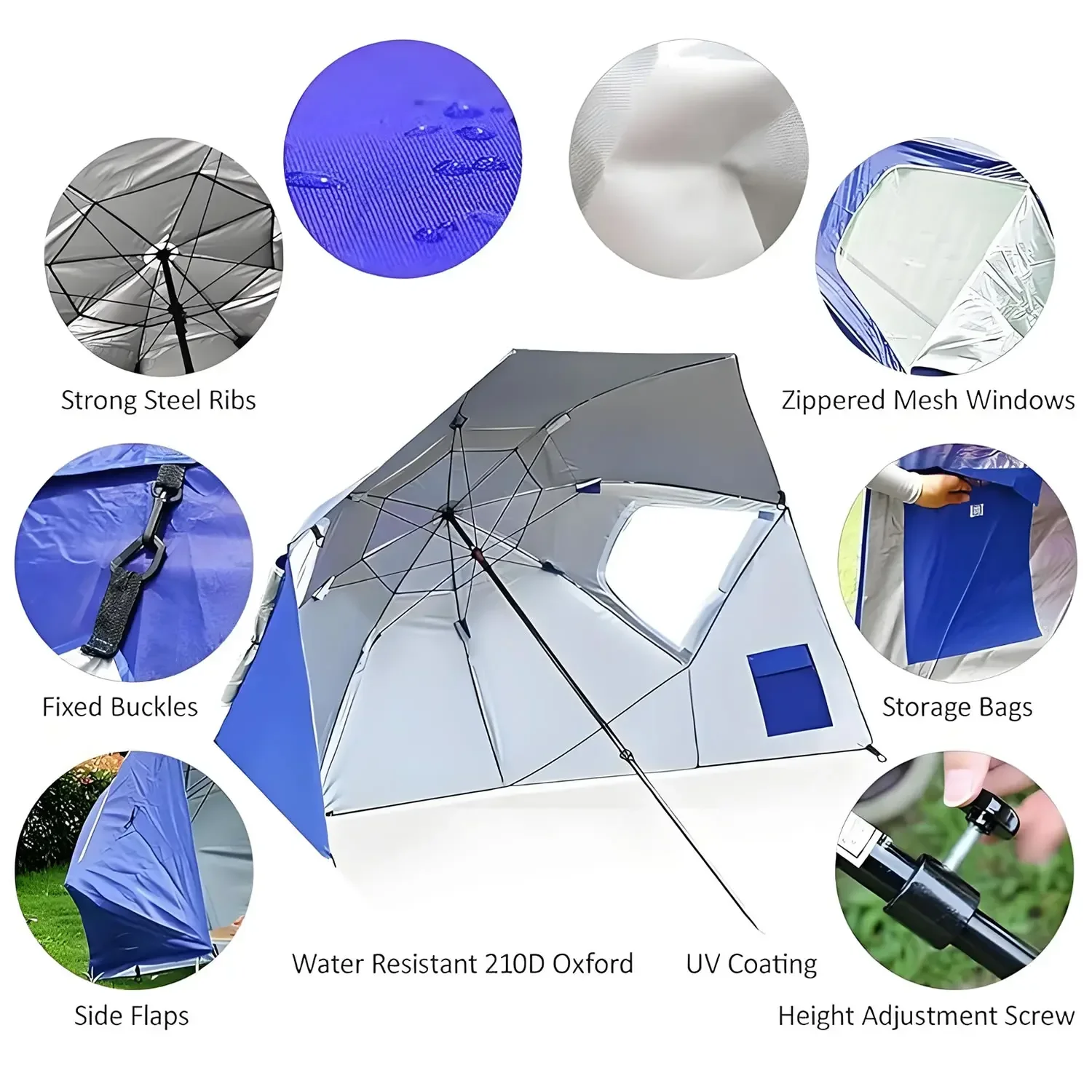 Ombrellone Sportivo da 2 Metri - Outdoor Furniture Xl recensione e prezzo