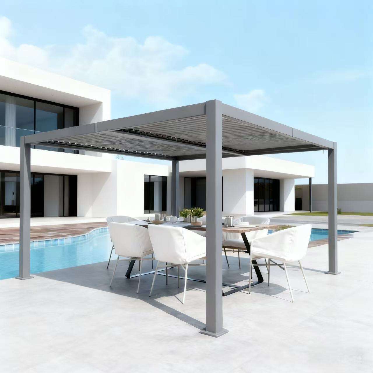 Pergola in Lega di Alluminio R - Outdoor Furniture Gazebo recensione e prezzo