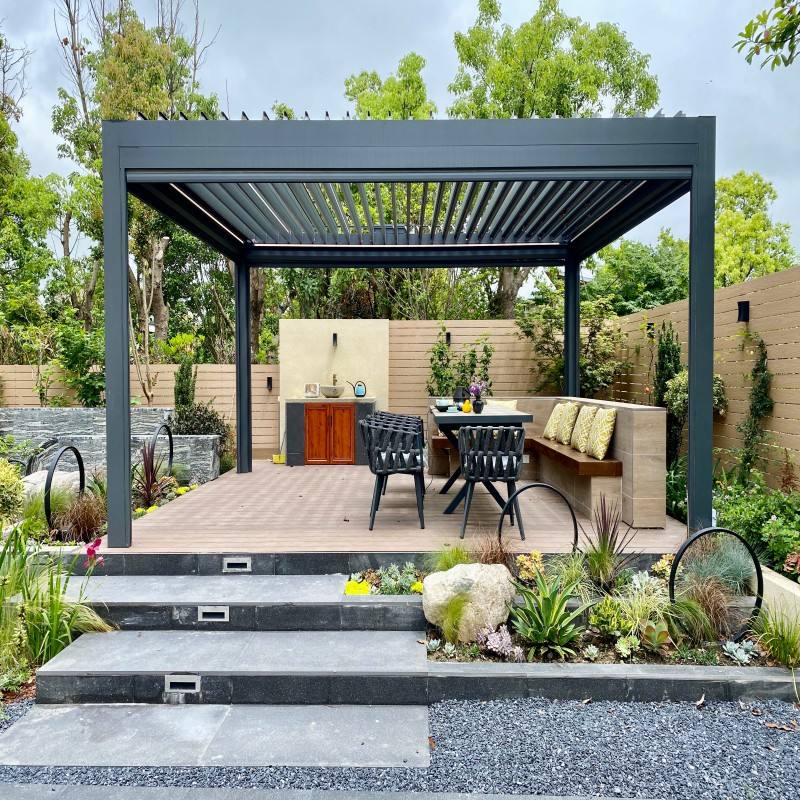 Pergola in Lega di Alluminio R - Outdoor Furniture Gazebo recensione e prezzo