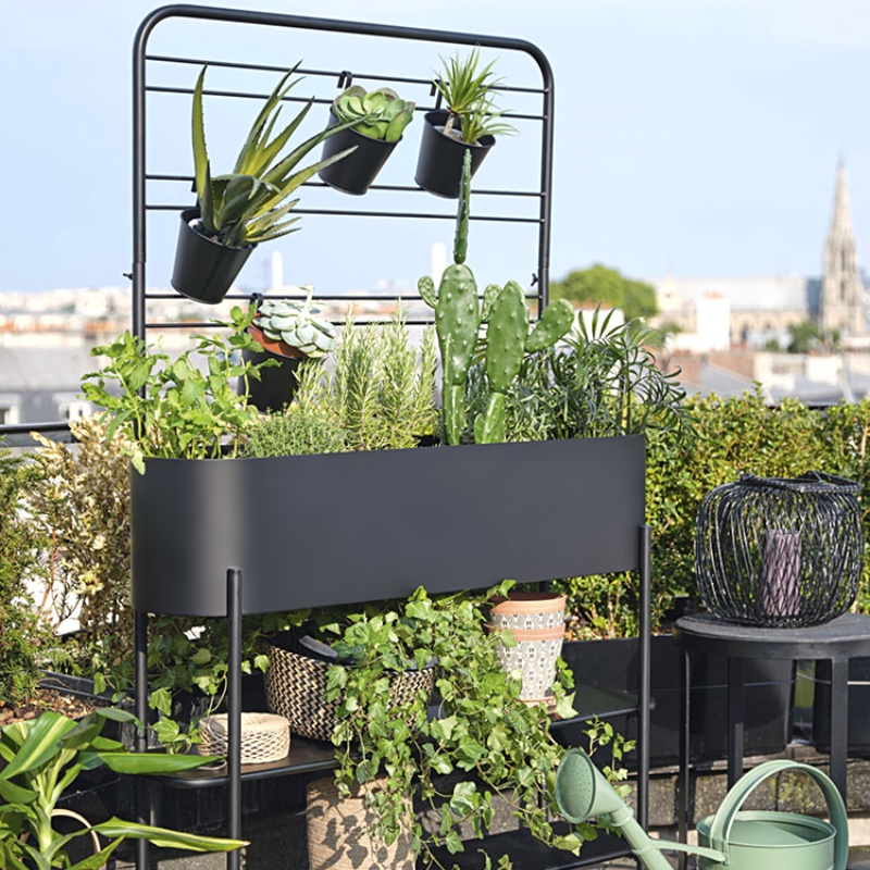 Portafiori Moderno in Ferro pe - Outdoor Furniture Green recensione e prezzo
