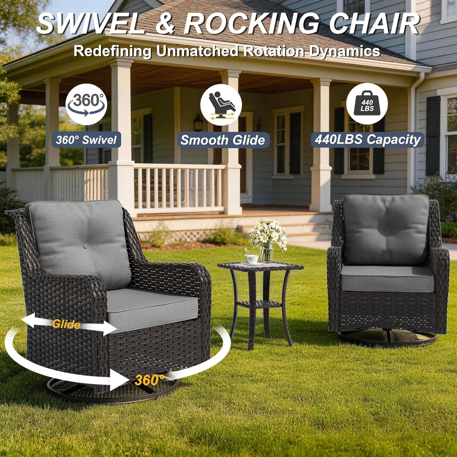Set di Mobili da Patio a 7 Pez - Outdoor Furniture Sale recensione e prezzo