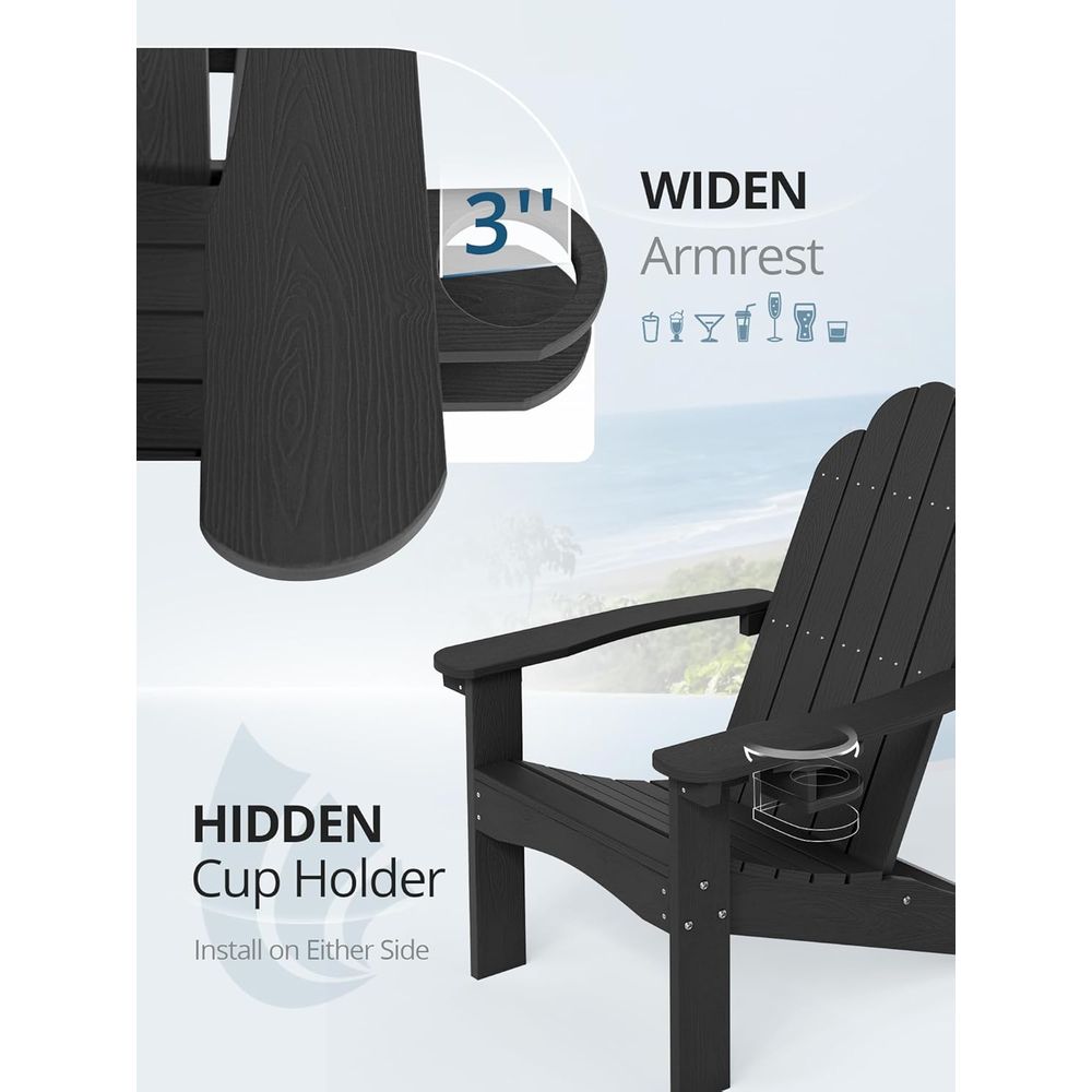 Set di 4 sedie Adirondack - Se - Outdoor Furniture Ofo recensione e prezzo