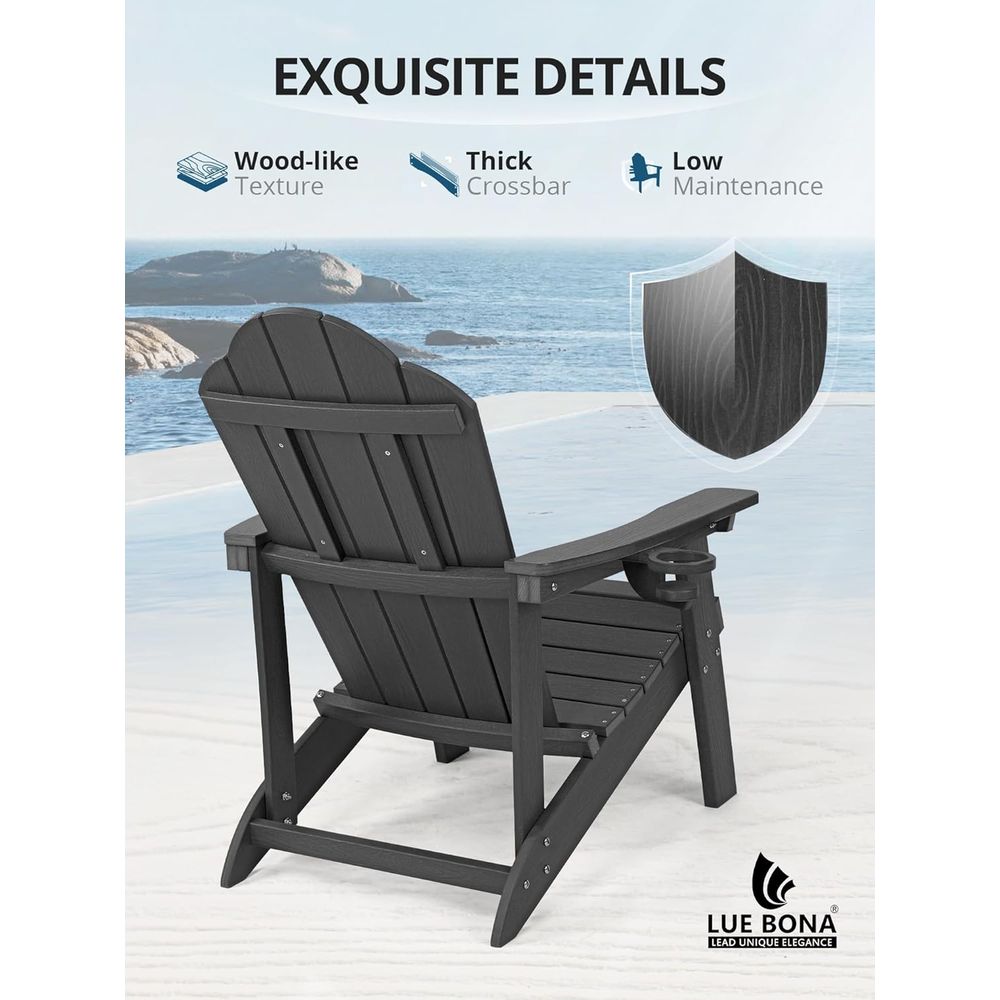 Set di 4 sedie Adirondack - Se - Outdoor Furniture Ofo recensione e prezzo