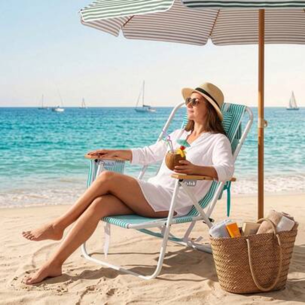 Sedia da Spiaggia Pieghevole R - Outdoor Furniture Green recensione e prezzo