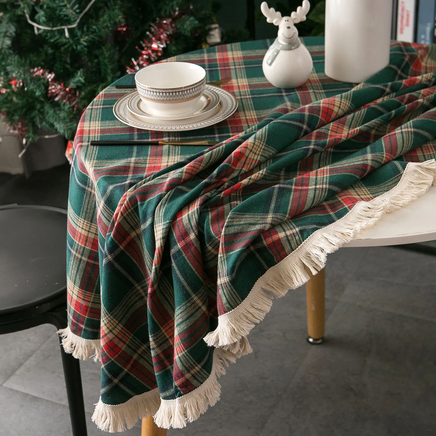 Tovaglia Natalizia a Quadri co - Outdoor Furniture Green recensione e prezzo