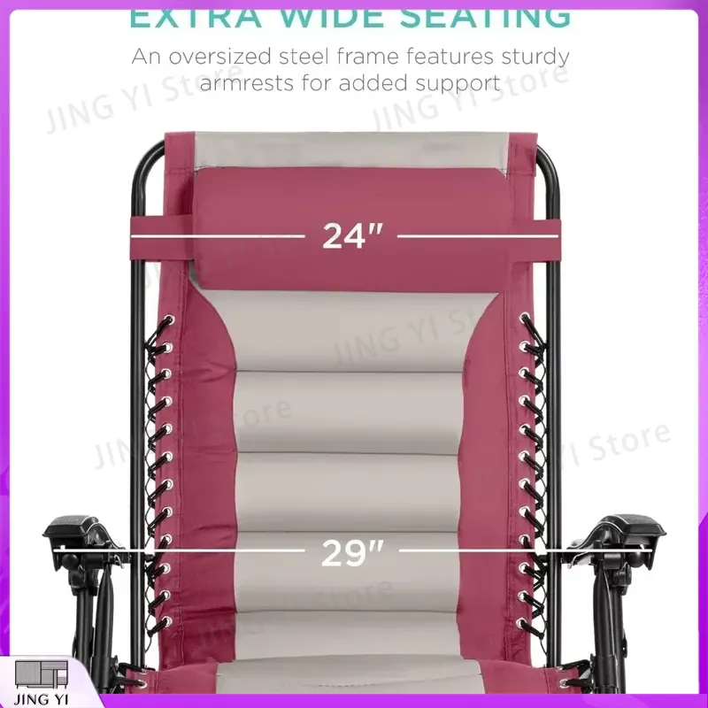 Set di 2 Sedie Sdraio Anti-Gra - Outdoor Furniture Xl recensione e prezzo