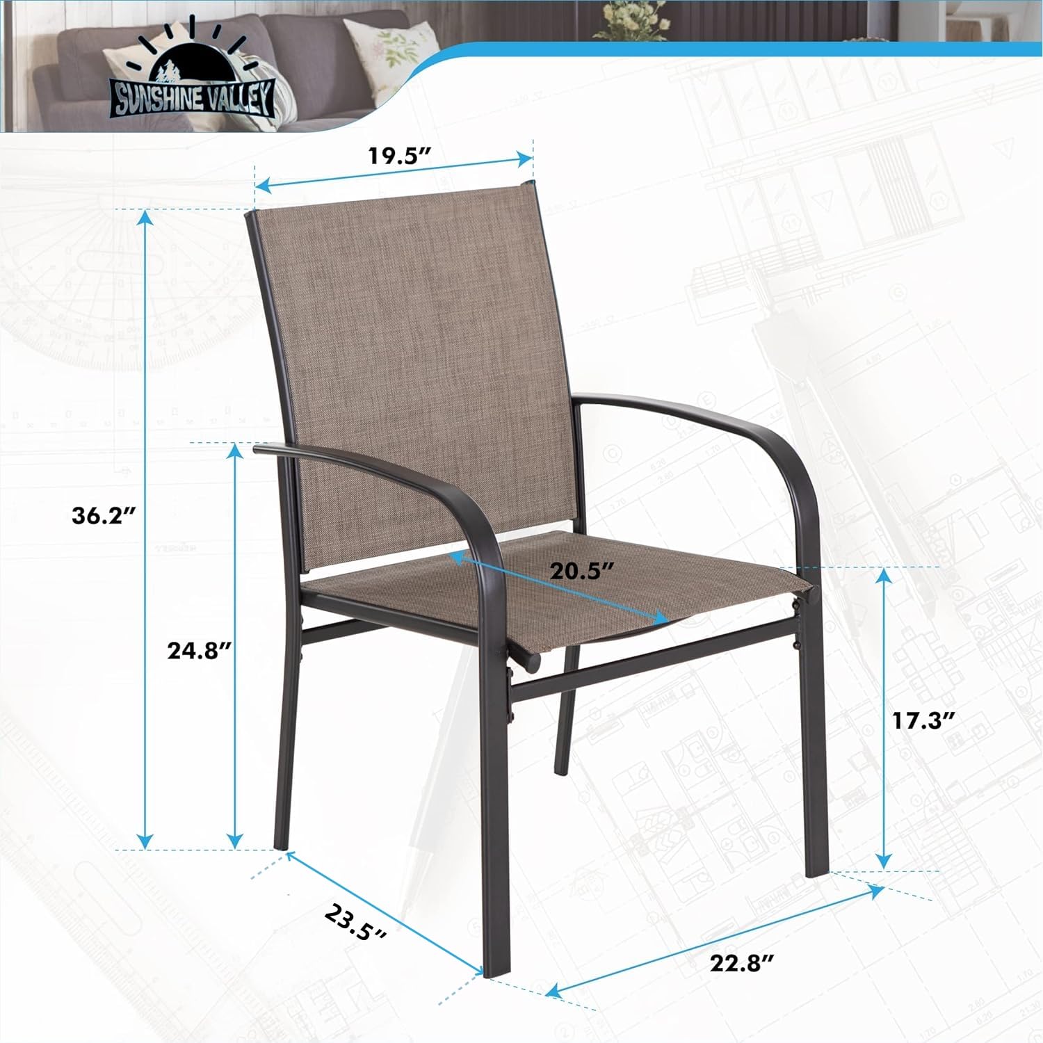 Set di 4 Sedie da Pranzo per E - Outdoor Furniture Ofo recensione e prezzo