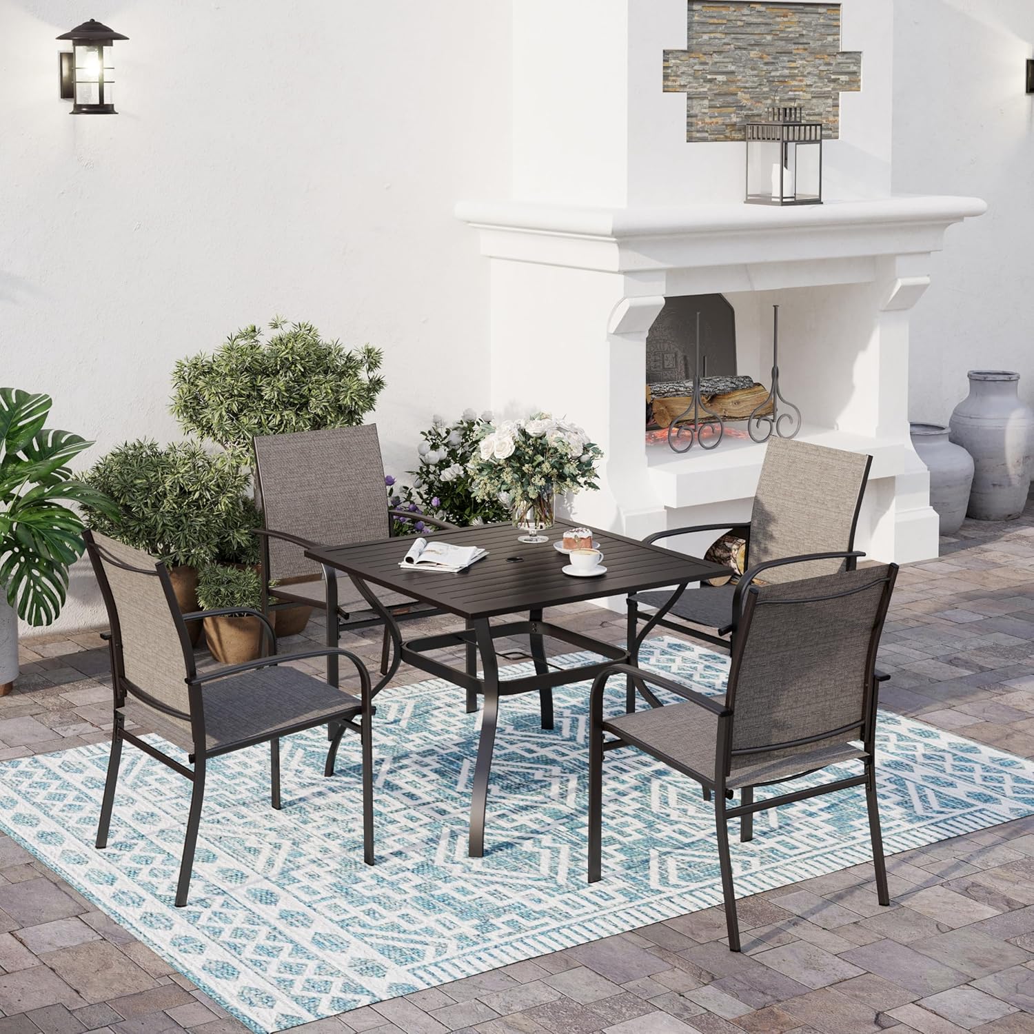Set di 4 Sedie da Pranzo per E - Outdoor Furniture Ofo recensione e prezzo