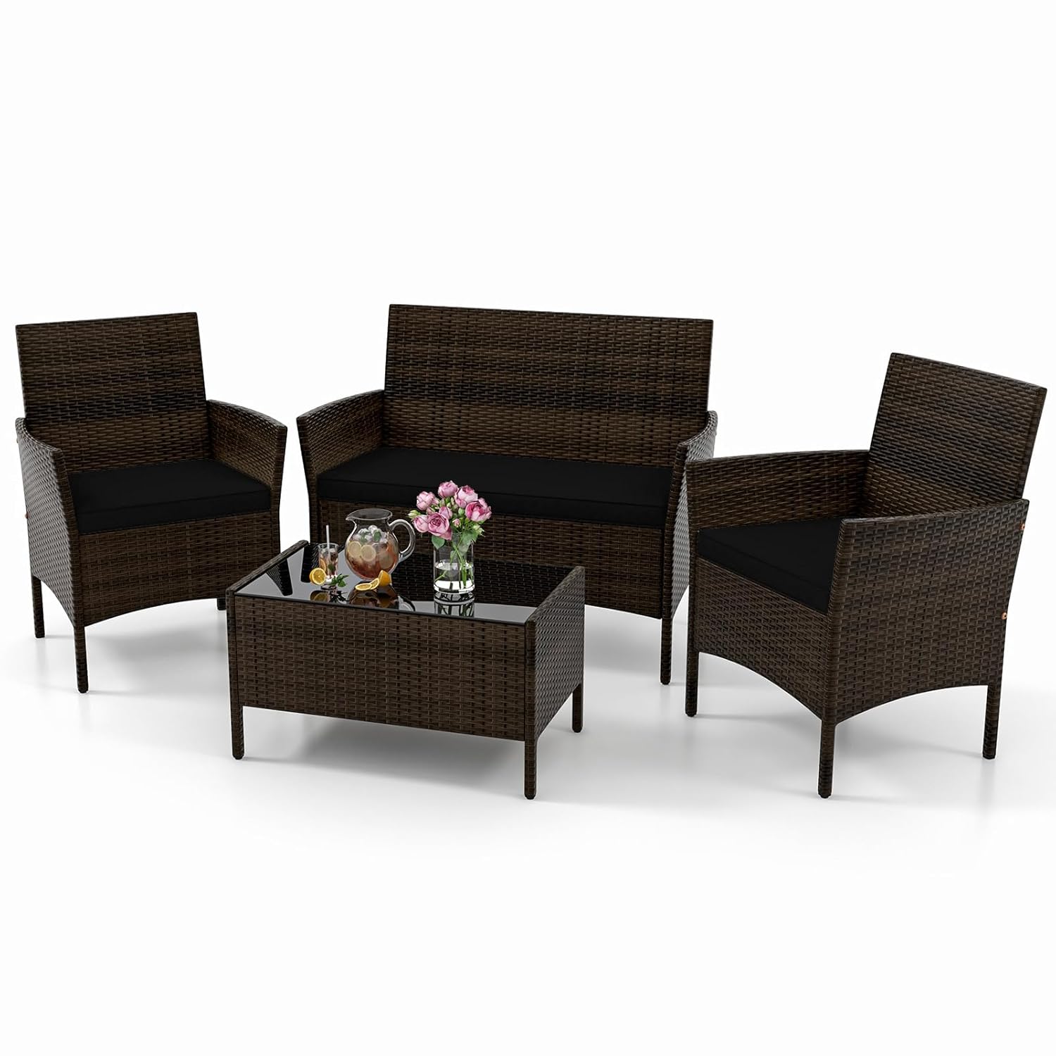 Set di Mobili da Giardino in 4 - Outdoor Furniture Ofo recensione e prezzo