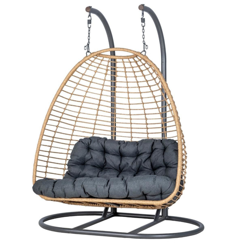 Sedie sospese di lusso a 2 pos - Outdoor Furniture Egg Chair recensione e prezzo